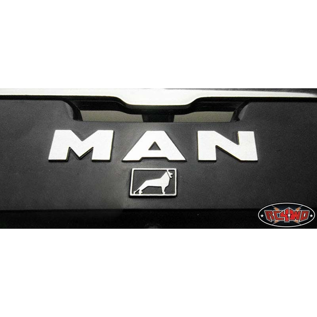 RC4WD METAL EMBLEM SET 1/14 MAN TRACTOR TRUCK  SUITS TAMIYA TRACTOR TRUCKS