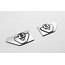 RC4WD SCANIA 1/1/4 V8 EMBLEM 1 PAIR METAL SUITS SCANIA TRACTOR TRUCKS SEMI