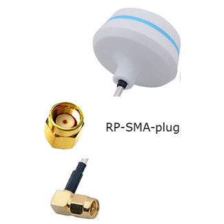 CHINA ELECTRONICS FPV 5.8GHZ CIRCULAR POLARIZED ANTENNA SET 90 DEGREE FEMALE CONECTOR RECEIVER RX