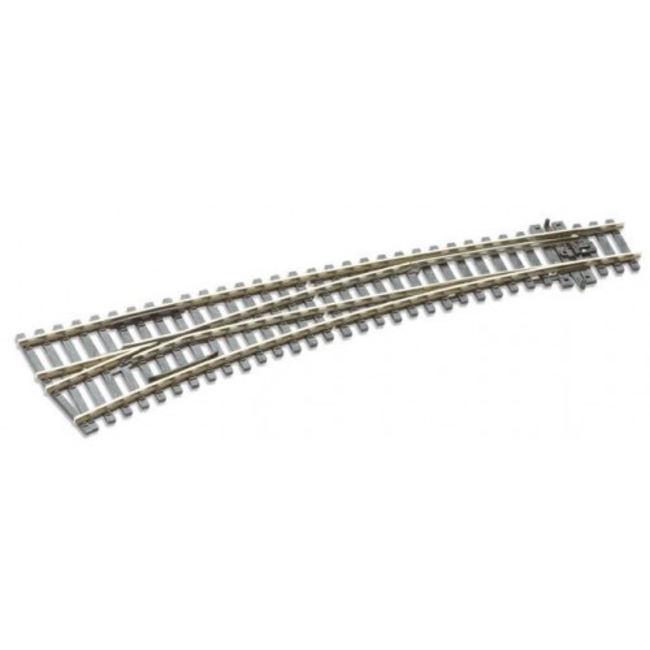PECO LEFT HAND LARGE RADIUS POINT / TURNOUT CODE 100