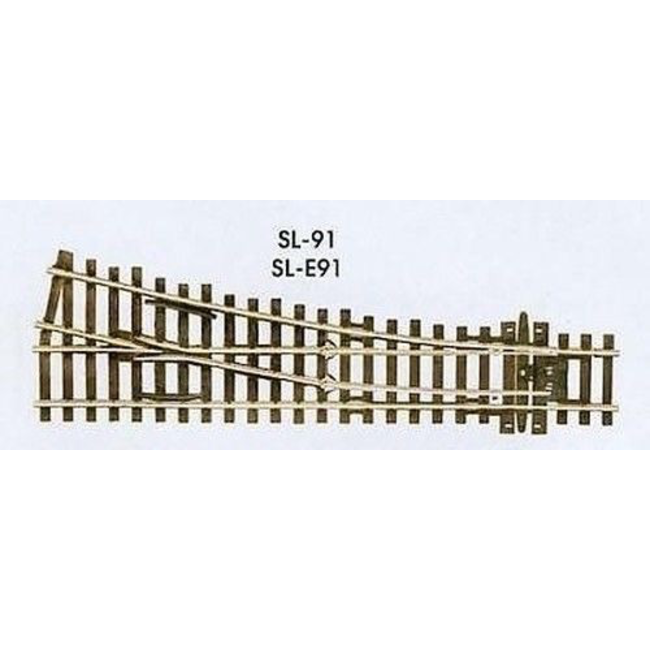 PECO RIGHT HAND SMALL RADIUS POINT / TURNOUT CODE 100