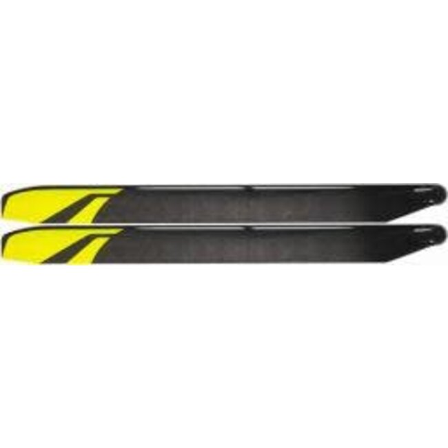 ROTORTECH 560mm CARBON BLADES 30 SIZE  RED YELLOW BLUE & BLACK
