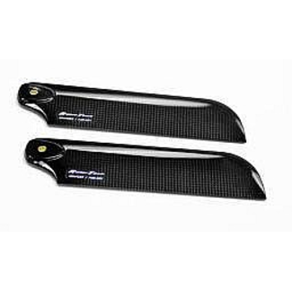 ROTORTECH FUNKEY 57mm CARBON TAIL ROTORS ELECTRICS