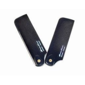 ROTORTECH FUNKEY 76mm CARBON TAIL ROTORS ELECTRICS