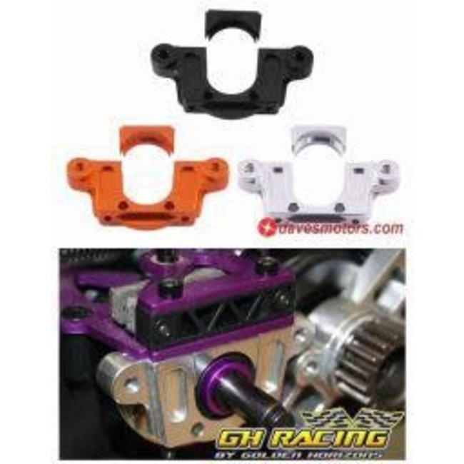 gh267x - GH Aluminum Spur Gear Mount for HPI Baja 5b silver