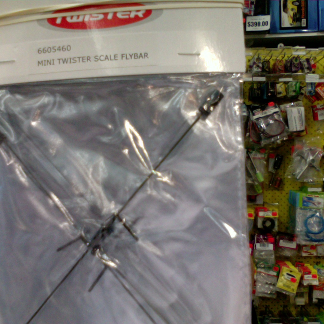 TWISTER MINI TWISTER SCALE FLYBAR  6605460
