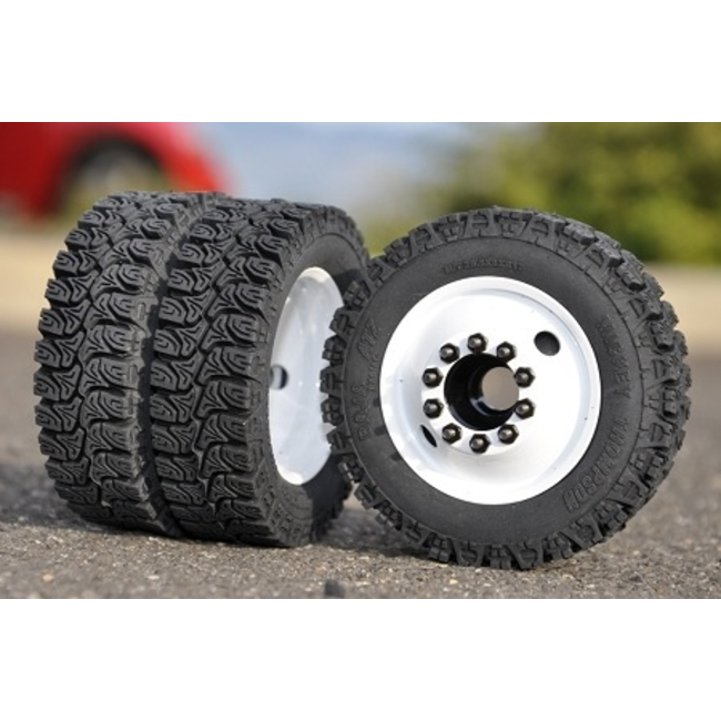 Mickey Thompson 1.7 Baja ATZ Scale Tires (Z-T0059) 2x Mickey Thompson 1.7 Baja ATZ Scale Tires   In an effort to bring out even more scale tires, we have teamed up with Mickey Thompson again with this Baja ATZ. This tire will fit most Semi Tru