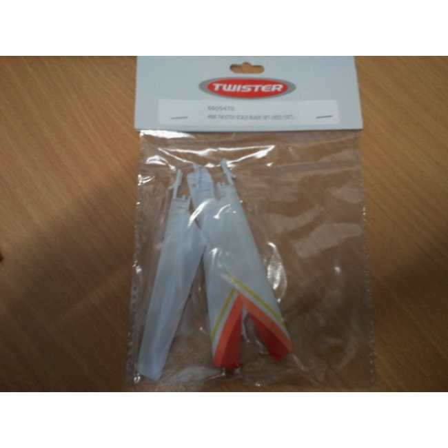 TWISTER ROTOR BLADE SET RED MINI TWISTER PRO TMP-002R