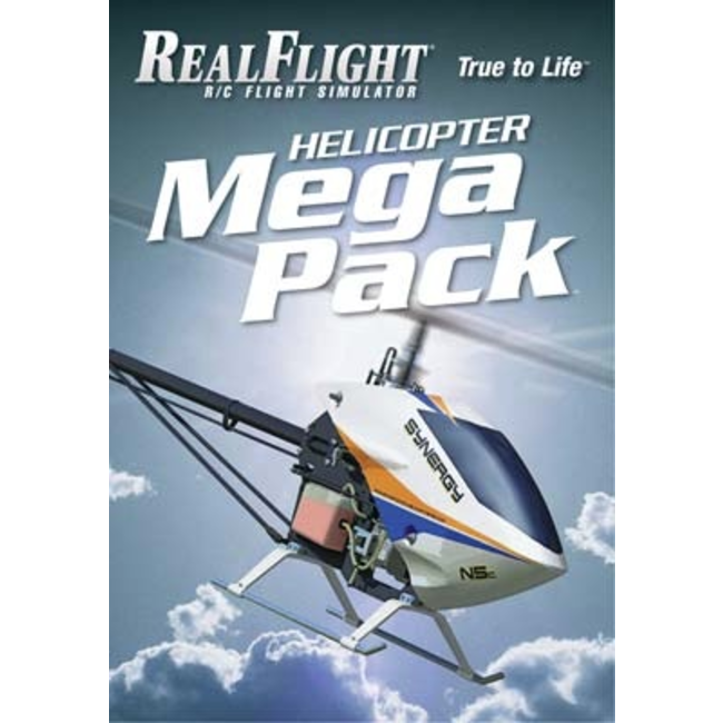 GREAT PLANES NOW $30.00 REAL FLIGHT 6 HELI MEGA PACK  GPMZ4162