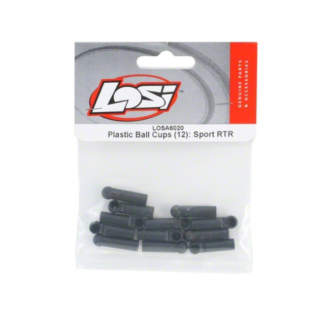 LOSI PLASTIC BALL CUPS (12) SPORT RTR  LOSA6020