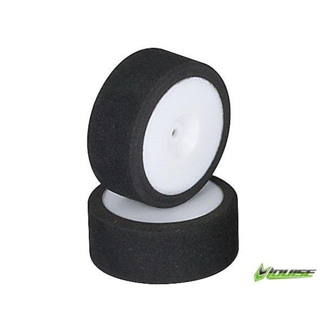 LOUISE RC 1/10 DRIFT FOAM TYRE & RIM ( 1 PAIR ) HARD