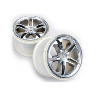 TRAXXAS TRAXXAS WHEELS SS (SPLIT SPOKE) 3.8" SATIN (2) FITS REVO/MAXX SERIES  5172