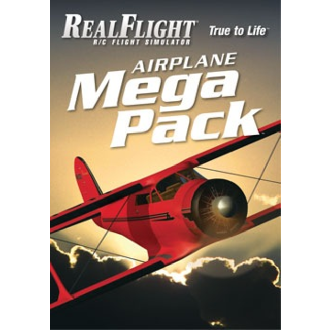 GREAT PLANES NOW $30.00 REAL FLIGHT AIRPLANE MEGA PACK OVER 35 PLANES  GPMZ4160