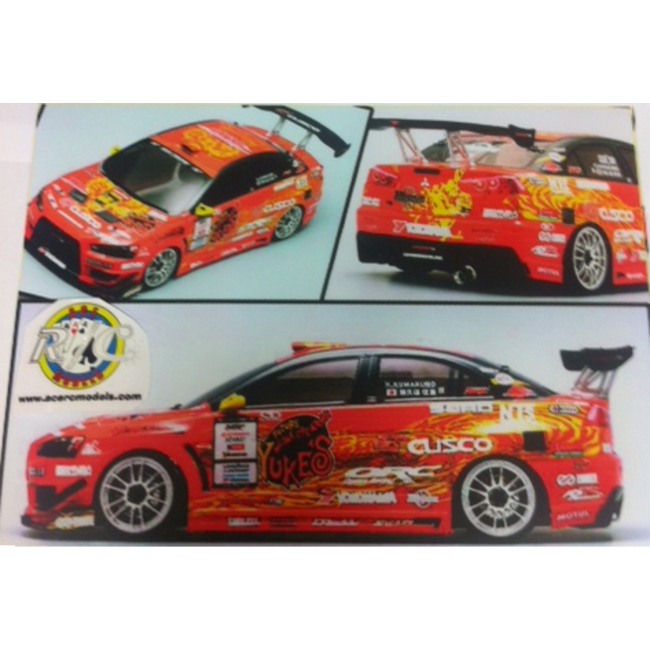 FACE-WORX YUKE'S TIGER EVOLUTION X DECAL SET 2 SHEETS