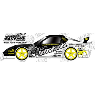 FACEWORX FACE-WORX USA DRIFT TEAM DECAL SET 1 SHEET