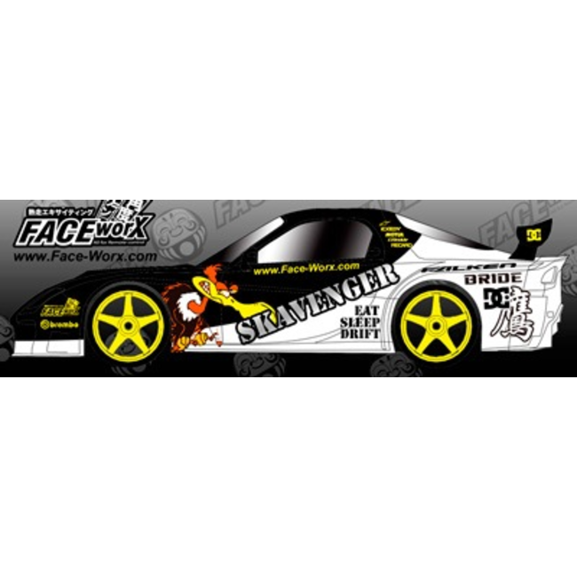 FACE-WORX USA DRIFT TEAM SKAVENGER DECAL SET