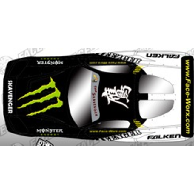 FACE-WORX USA DRIFT TEAM SKAVENGER DECAL SET