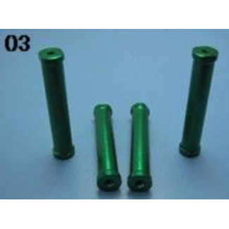 HY MODEL ACCESSORIES HY GASOLINE ENGINE STANDOFF SET M4xD10x60mm X 4PCS ( OLD CODE HY270503 )