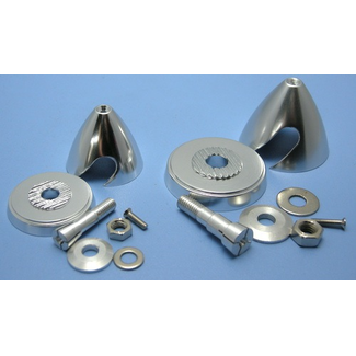 HY MODEL ACCESSORIES HY ALUMINIUM E-PROP SPINNER D30 X H30mm 3.17mm SHAFT ( OLD CODE  HY021001C )