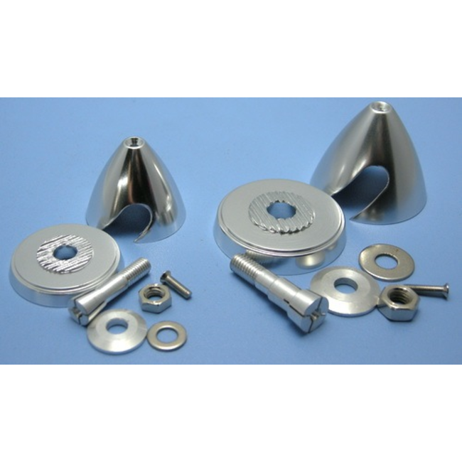 HY ALUMINIUM E-PROP SPINNER D30 X H30mm 3.17mm SHAFT ( OLD CODE  HY021001C )