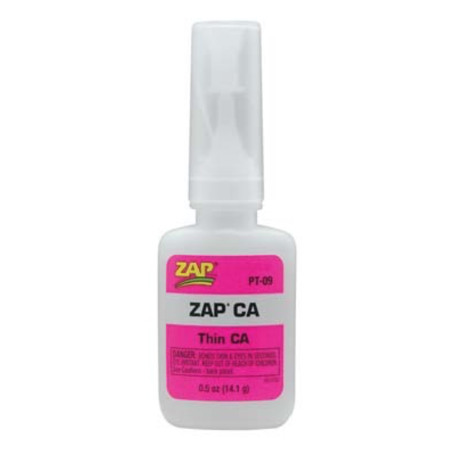 PACER ZAP 1/2 OZ THIN SUPER GLUE