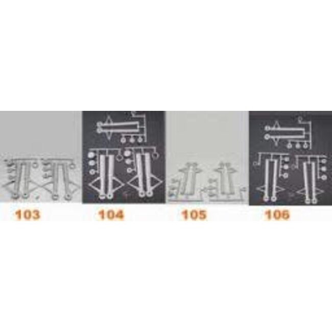 Robart 108 P-51 .60 Scale Gear Strut