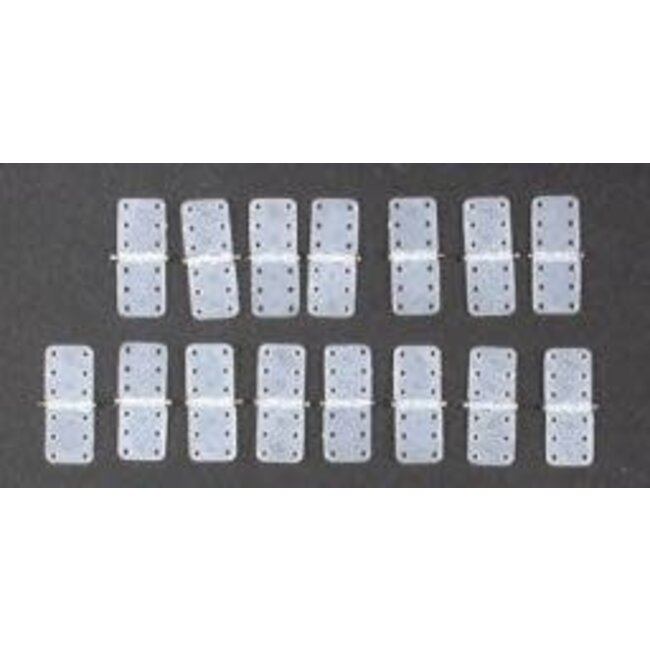 DUBRO SMALL NYLON HINGES (HINGE PIN LOCKED IN PLACE)