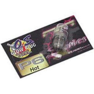 O.S. PARTS O.S. GLOW PLUG P6 TURBO HOT