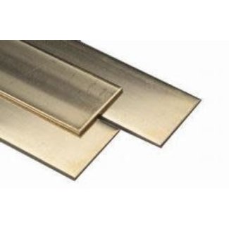 K&S K & S BRASS FLAT STRIP 1.5 X 25 X 1000MM