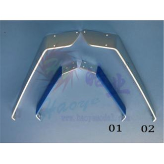 HY MODEL ACCESSORIES HY ALUMINIUM REINFORCED UNDERCARRIAGES 165MM LONG ( OLD CODE HY112102 )