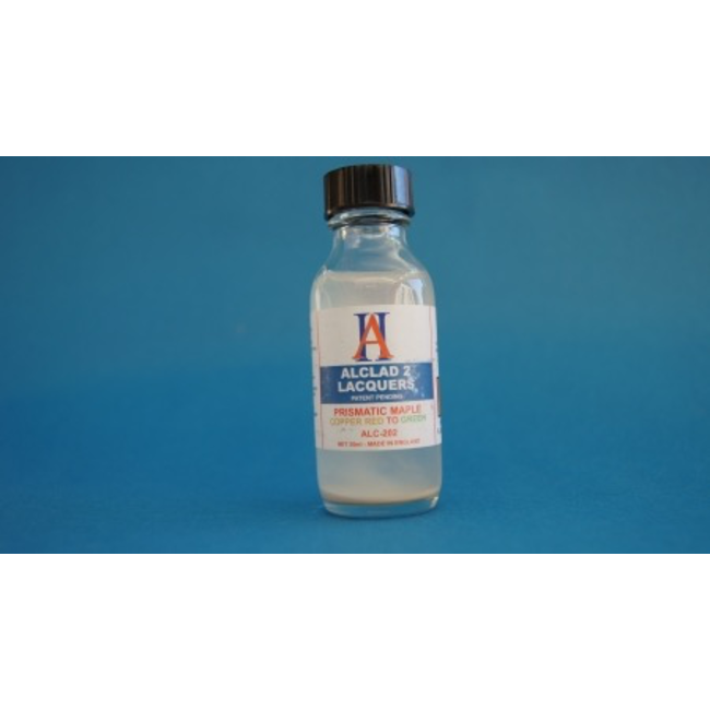 ALCLAD II LACQUER PRISMATIC MAPLE COPPER RED TO GREEN AIRBRUSH PAINT NEEDS BLACK BASE