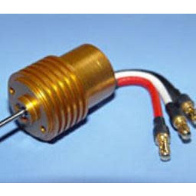 YAMA BRUSHLESS MOTOR YA20-30 (3500KV) WEIGHT: 43G, DIMENSION: 12X30MM, 2.0MM SHAFT, PHASE: 3, POLE: 2, RESISTANCE: 0.45, INDUCTANCE: 0.022MH, NO LOAD CURRENT: 0.55A, LOAD CURRENT: 8A, TURN: 19