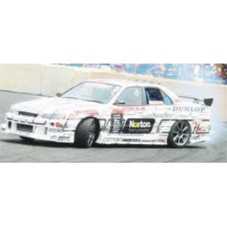 FACEWORX FACE-WORX DECALS NORTON/DUNLOP KEN NOMURA 2009 ( R34 SKYLINE )  SUITS MOST CARS