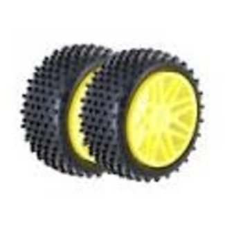 TEAM LASER TEAM LASER 1/8 BUGGY TYRE AND RIM SET 40MM