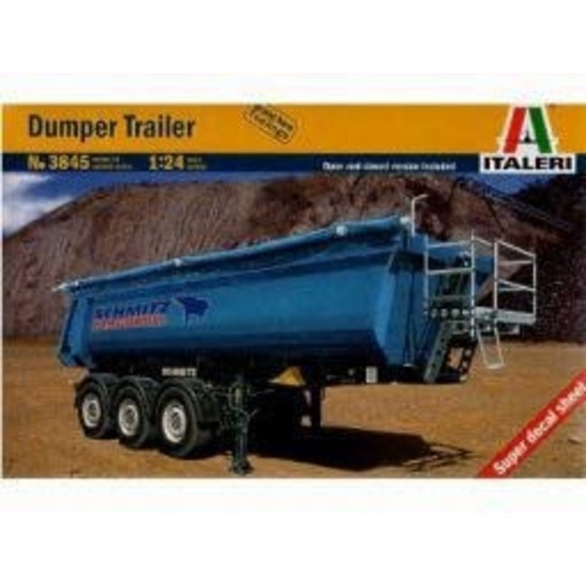 ITALERI DUMPER TRAILER WITH SUPER DECAL SHEET 1/24