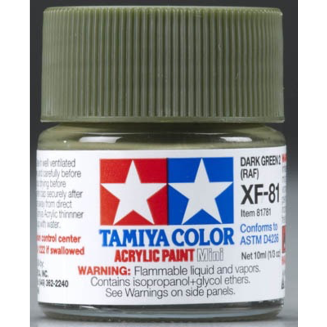 TAMIYA 10ml XF-81 DARK GREEN 2 (RAF)