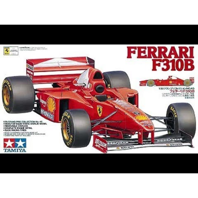 TAMIYA FERRARI F310B 1/20 Grand Prix Collection No.45