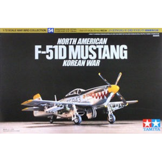 TAMIYA TAMIYA NORTH AMERICAN F-51D MUSTANG KOREAN WAR 1/72 SCALE  T60754