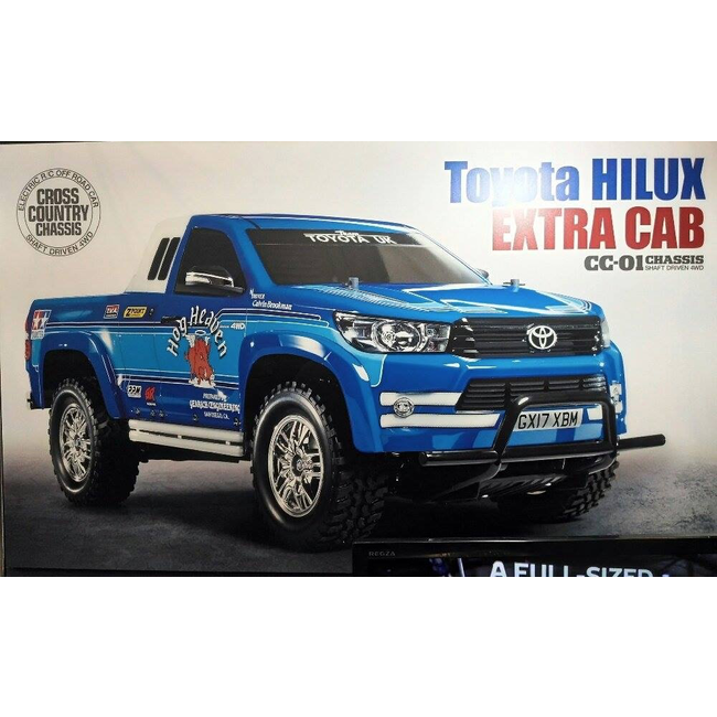 TAMIYA CC-01 Toyota Hilux Extra Cab1/10 KIT NO ESC INCLUDED REQUIRES TX, RX, ESC, BATTERY CHARGER & PAINT.
