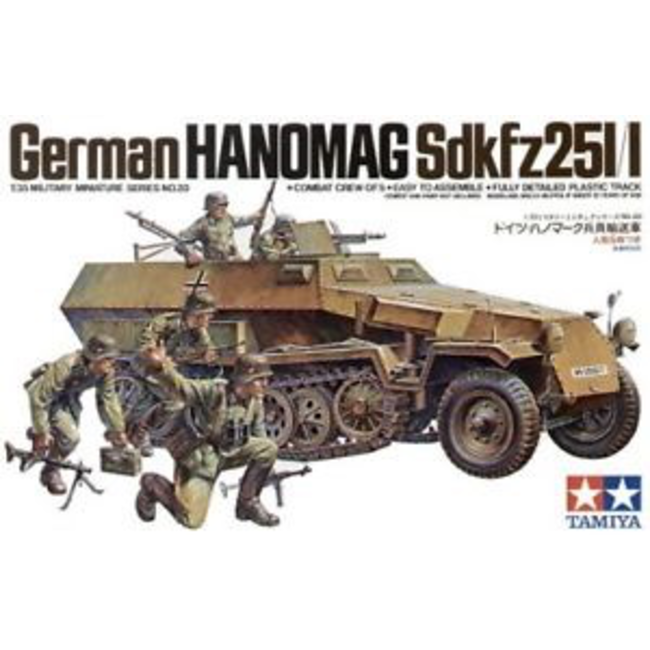 TAMIYA GERMAN HANOMAG SD.KFZ.251/1 1/35 MODEL KIT