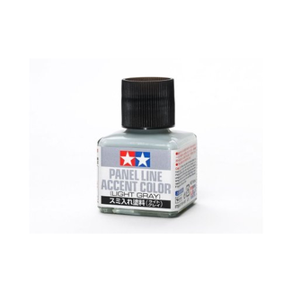 TAMIYA TAMIYA PANEL LINE ACCENT COLOR LIGHT GRAY 87189