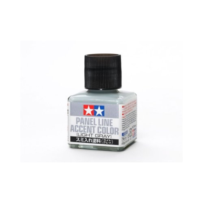 TAMIYA PANEL LINE ACCENT COLOR LIGHT GRAY 87189
