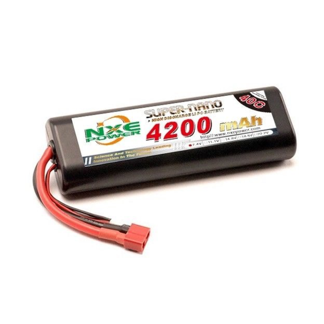 NXE POWER 7.4V 4200MAH 40C HARD CASE WITH DEANS PLUG