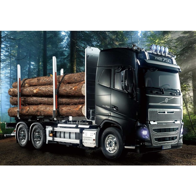 TAMIYA R/C Volvo FH16 Globetrotter 750 6x4 Timber Truck 1:14 Scale Assembly Kit