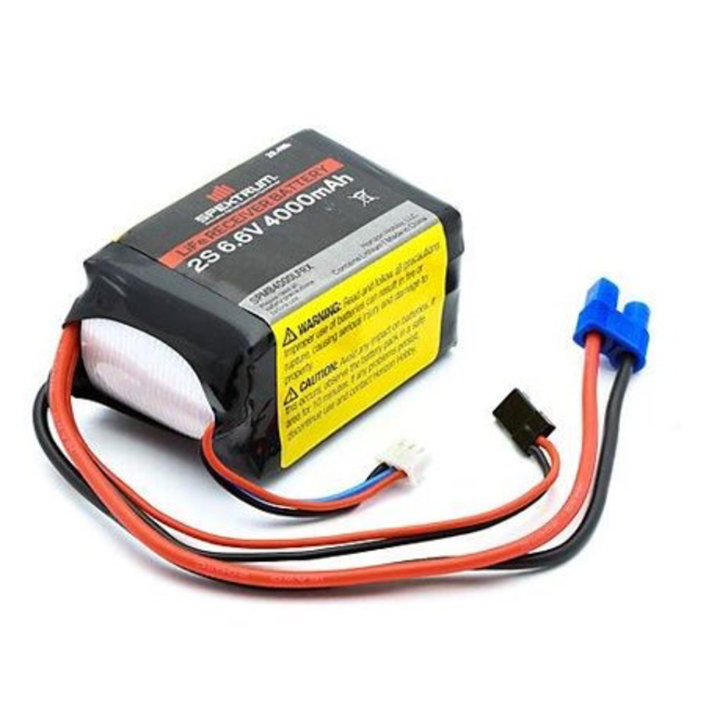 SPEKTRUM 6.6V 4000MAH 2S Li-Fe RECEIVER BATTERY PACK