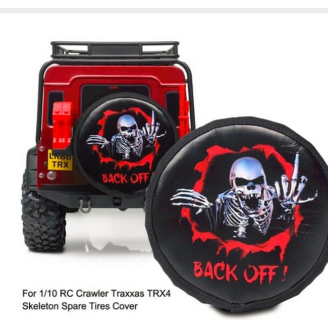 RC Car Spare Tyre Cover Waterproof Dust-proof Leather Cover Spare Wheel Tyre Cover for 1/10 RC Crawler