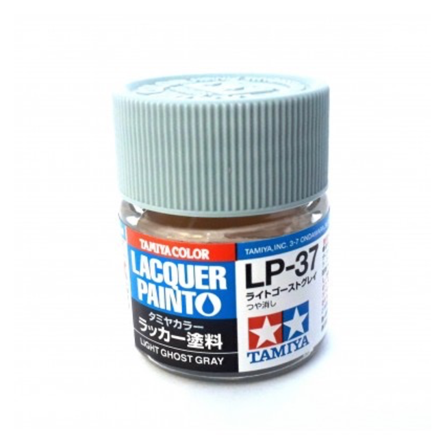 TAMIYA LACQUER PAINT LIGHT GHOST GRAY LP-37