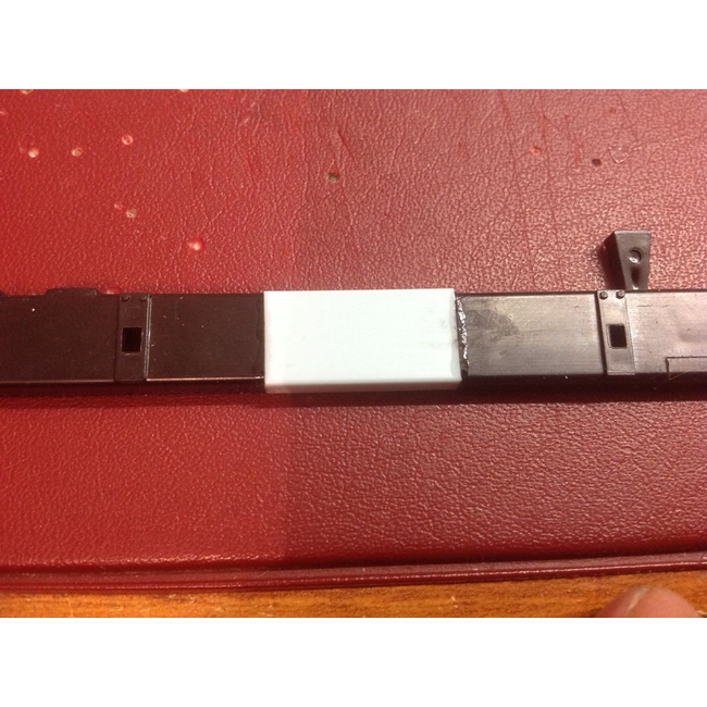 AUSLOWE STRAIGHT CUT CHASSIS INSERT/ADD ON. 9mm DEEP 1/25-1/24