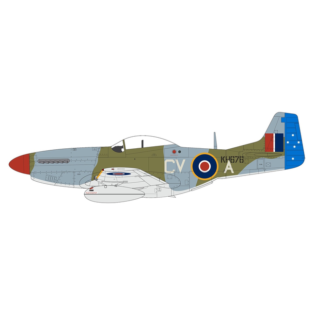 AIRFIX NORTH AMERICAN F-51D MUSTANG‚Ñ¢ mk.IV / p-51K mustang 1:48 A05137