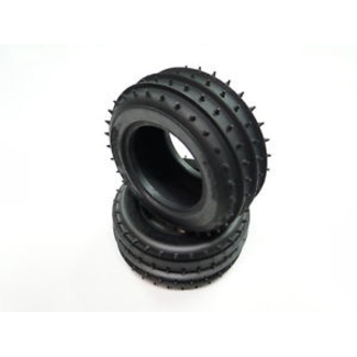 TAMIYA TAMIYA FRONT TYRES (PR) SUITS STADIUM BLITZER, BLITZER BEETLE